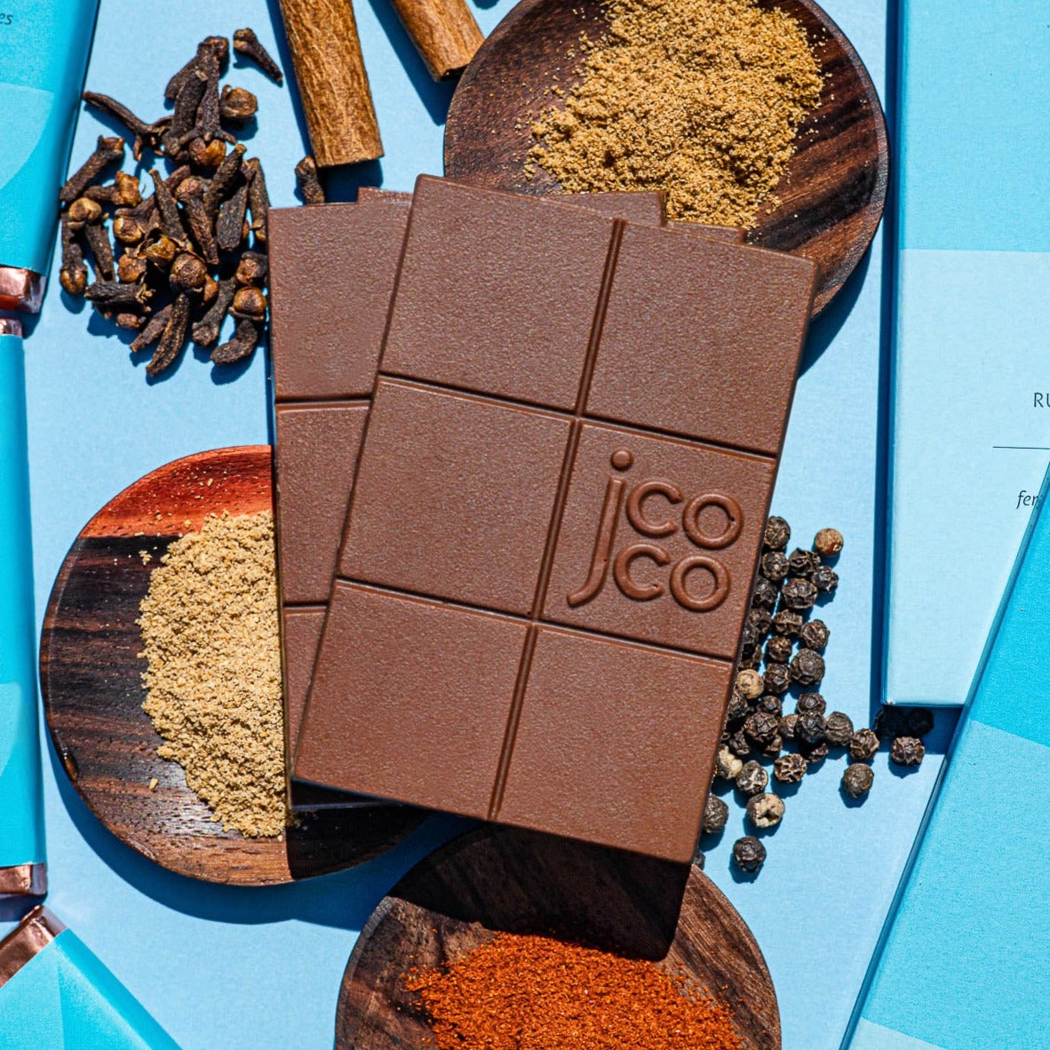 Boharat Spice jcoco chocolate bar